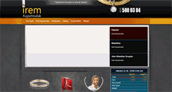 Desktop Screenshot of iremkuyumculuk.com